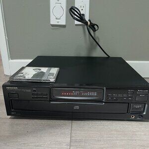 5 Disc CD Player VTG Kenwood Multi Compact DP-R4060 1Bit Converter No Remote
